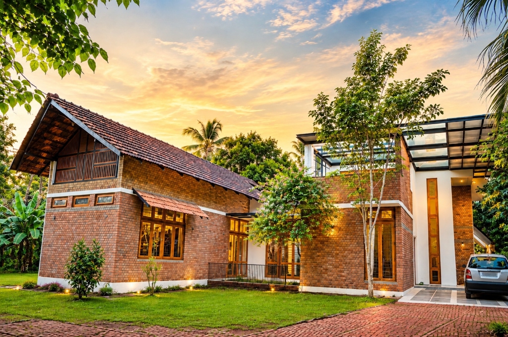 Norah Retreat private villa architecture in Kaduthuruthy Kerala